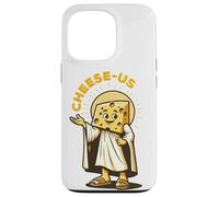 Religione del formaggio Cheesy Jesus Cheese-Us Pun Cristianesimo Custodia per iPhone 13 Pro
