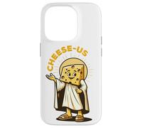 Religione del formaggio Cheesy Jesus Cheese-Us Pun Cristianesimo Custodia per iPhone 14 Pro