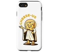 Religione del formaggio Cheesy Jesus Cheese-Us Pun Cristianesimo Custodia per iPhone SE (2020) / 7/8