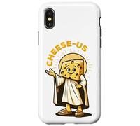 Religione del formaggio Cheesy Jesus Cheese-Us Pun Cristianesimo Custodia per iPhone X/XS