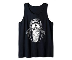 Religione Nera Religione Goth Sorella Male Croce Croce Canotta