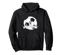 Religiosa di Jesus Calcio Cristo Dio Calcio Felpa con Cappuccio