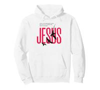 Religioso Cristiano Bibbia Verso Fede Pregare Jeus Grafico Felpa con Cappuccio