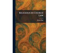Religious in Church Law