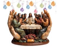 Religious Wall Art Stickers, Decorative Christian Decals, Inspirational Easter Designs, Easy-Peel Removable Application, Faith-Based Decor for Church Members, Spiritual Seekers, 7.87x11.81 inch