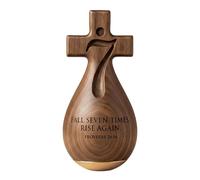 Religious Wood Statua, Catholic Art Figurine, Handcrafted Devotion Decor