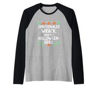 Relitto emotivo ma Halloween Decor Maglia con Maniche Raglan