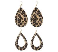 RELKLYU 2 Paia di Orecchini A Stampa Leopardati, Orecchini Elei E Personalizzati, Orecchini retrò, Orecchini di Design Classici, Orecchini da Donna.