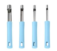 RELKLYU 4 Pezzi Estrattore di Nucleo in Acciaio Inossidabile, Utensili da Cucina, Rimozione del Nucleo di Frutta, Strumenti di Frutta, Accessori da Cottura.