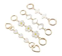 RELKLYU Catena di Estensione della Borsa A 4 Pezzi, Accessori Semplici E Versatili, Accessori per Imballaggi per Sacchetti, Modifica della Tracolla.