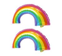 RELKLYU Palloncini con Ponte Arcobaleno da 2 Pezzi, Simpatici Palloncini in Stile Cartone Animato, Accessori per La Decorazione di Feste, Divertenti Giocattoli per Bambini.