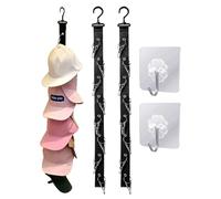 RELKLYU Raccoppiamento A Due Pezzi, Dotato di Ganci A 2 Pezzi, Griglia per Esposizioni Creative, Portaoggetti Montati A Parete, Organizzatore di Cappelli.