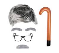 RELKLYU Set da 7 Pezzi di Vecchi Oggetti di Scena di Costumi Nonni, Oggetti di Ruolo, Oggetti di Scena E Oggetti di Scena Interessanti.