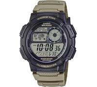 Reloj Casio Digital AE-100W-5AVEF Uomo Resina LED Ambra 10 Bar Hora Mund