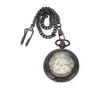 Reloj de bolsillo mecánico, cadenas Steampunk relojes de bolsillo mecánicos, relojes de bolsillo antiguos para hombres y mujeres, para hombres y mujeres, números, esfera, relojes