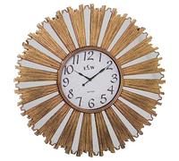 RELOJ PARED MELAMINA DORADO/ESPEJO, PILA 1XAA NO INCLUIDA_°58X4CM, ESFERA:°22,5CM