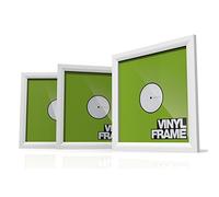 Reloop Glorious Vinyl Frame Set White - 3 telai di copertura in vinile per dischi da 12''', Design interno elegante con i vostri dischi preferiti, bianco