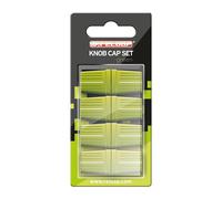 Reloop Knob Cap Set green - 8 tappi per manopole, rivestimento in gomma per una maggiore presa, compatibile con molti mixer e controller per DJ, verde