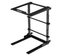 Reloop LAPTOP STAND FLEX V2 Supporto pieghevole e regolabile x LAPTOP Dj, Nero