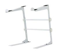 Reloop Laptop Stand LTD. - supporto per laptop robusto e solido per DJ digitali, musicisti e produttori, per tutte le attuali dimensioni di laptop fino a 17", bianco