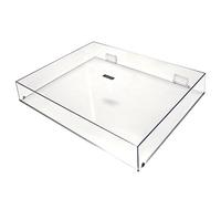 Reloop RP-1000/2000/4000/5000 Cover - Folding Acrylic Turntable Dust and Dirt Protection for Reloop RP-1000/2000/4000/5000 Models, (Transparent), 44.2 x 34.8 x 6.86 cm