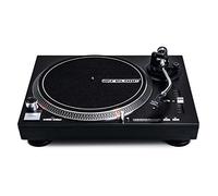 Reloop RP-4000 MK2 - giradischi per DJ al quarzo con azionamento diretto ad alta coppia, piatto incl., sistema pick-up OM Black, portatestina, slipmat e contrappeso, nero