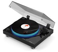 Reloop TURN 7 nero laccato - Giradischi vinile, Manuale, Preamplificatore integrato, MM, Trasmissione a cinghia, 33 giri, 45 giri, Celle incluse