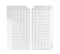 Relota 576 Paia Tondini Adesivi Tondo 15 mm, Gancio e Anello Punti Autoadesivi, Nastri Adesivi Rotondi Biadesivi Puntini, Biadesivo per Decorazioni da Parete, Foto, DIY, Arti Mestieri, Buste