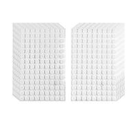 Relota 756 Paia Tondini Adesivi Tondo 10 mm, Gancio e Anello Punti Autoadesivi, Nastri Adesivi Rotondi Biadesivi Puntini, Biadesivo per Decorazioni da Parete, Foto, DIY, Arti Mestieri, Buste