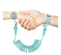 Relota Bracciale Sicurezza Bambino 2M, Regolabile 360 ° Girevoli Guinzaglio per Bambini, Portatile Che Cammina Anti-Perso Mano Cintura, Imbracatura di Sicurezza, Braccialetto Antismarrimento (Verde)
