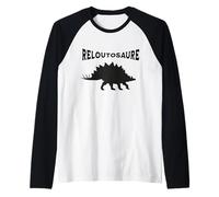 Reloutosaure Humour - Dinosaure Divertente Jeu de Mots Design Maglia con Maniche Raglan