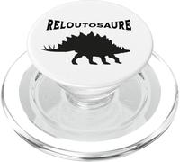 Reloutosaure Humour - Dinosaure divertente Jeu de Mots Design PopSockets PopGrip per MagSafe