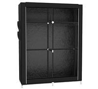 RELOVE Armadietto portaoggetti pieghevole - guardaroba in tessuto non tessuto con chiusura a cerniera - armadio da campeggio, 105 x 45 x 170 cm