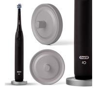 Relsy Porta Spazzolino Elettrico Compatibile Oral-B Argento, Supporto in Alluminio con Raccogligocce Igienico Antitibaltamento