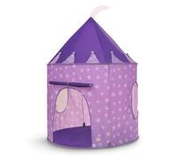 Relsy Tenda da gioco lilla per bambini, casa da gioco indoor/outdoor, tenda pop-up rosa stellata per bambini e bambini, parco giochi/piscina con palline e giocattoli da giardino, design rosa