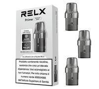 RELX Prime Pod Cartucce di ricambio per Dispositivi Relx Prime ed Eco - 3 Pezzi in confezione (0.8 ohm - 3 ml)