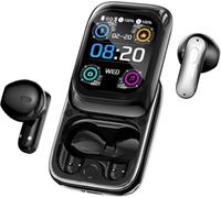 Relxhome NE48 AI Cuffie Traduzione Simultanea 165 Lingue e 11 Modalità | Cuffie con Schermo Touch, 48 Ore Autonomia, IPX5, per Viaggi Studio