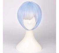 Rem Ram blu rosa parrucca corta costume cosplay Re: la vita in un mondo diverso da zero capelli resistenti al calore parrucche da donna (senza copricapo) blu