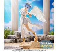 Rem Re Zero Figure Angel Version 20cm Pvc Sega Luminasta Merchandise Originale