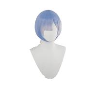 REM Wig Anime Re:Zero Starting Life in Another World Heat Resistant Synthetic Blue Cosplay Hair REM Wig