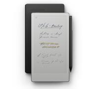 reMarkable Paper Pro Move con Marker Plus e Book Folio in pelle nera | Paper Tablet ultraportatile a colori da 7,3" con luce di lettura, notebook digitale tascabile per produttività in viaggio