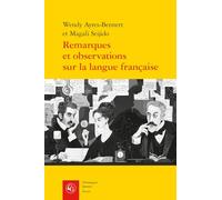 Remarques et observations sur la langue francaise: Histoire et évolution d'un genre: 51