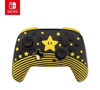 Rematch Super Mario Star Controller da gaming wireless per Nero, Oro, Giallo