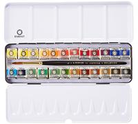 Rembrandt Colori ad acquerello Metallo Deluxe Set di 24 Pans