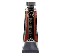 Rembrandt Colori ad olio Vernice ad olio per artisti extrafine in tubetti da 15 ml in terra di Siena bruciata 411 - Elevata resistenza alla luce e viscosità uniforme - Pigmenti di qualità superiore