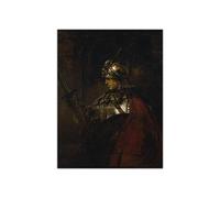 Rembrandt. Dipinto famoso su tela. Alessandro Magno. Canvas Famous Artwork Poster Picture Modern Home Decor-40x52cm Senza cornice