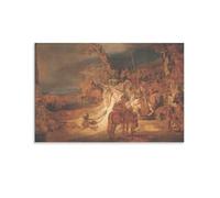 Rembrandt Harmenszoon Van Rijn-Il concerto di Stato (1642) Stampa fotografica artistica su tela poster decorazione moderna per la casa 16