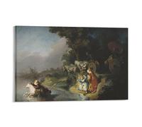 Rembrandt Harmenszoon Van Rijn-Il Ratto d'Europa (1632) Poster su tela da parete decorativo moderno per la casa stampa artistica