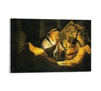 Rembrandt Harmenszoon Van Rijn-Il ricco pazzo (1627) poster su tela da parete stampe da appendere foto decorazione casa poster opere d'arte