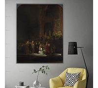 Rembrandt - Kit per dipingere con i numeri, per adulti, motivo: la donna presa in adulterio